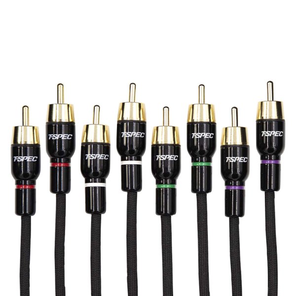 T-Spec® - v16 Series 17' 4-Channel Audio RCA Cable with Polyethylene Foam Insulated Jacket