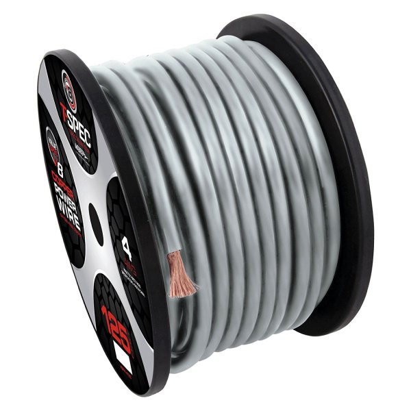 T-Spec® - V8 Series 8 AWG Single 250' Silver Stranded GPT Power Wire