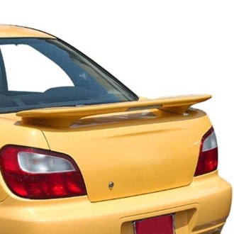 T5i Subaru Wrx 02 Factory Style Fiberglass Rear Spoiler With Light