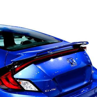 T5i® - Factory Si Style Fiberglass Rear Spoiler (Unpainted)