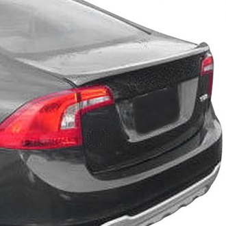 Volvo S60 Sport Heckspoilerlippe Gloss SCHWARZ slim SPOILER Kofferraumlippe lip