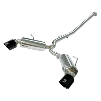 Takeda® - 304 SS Cat-Back Exhaust System with Split Rear Exit
