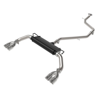 Takeda® - 304 SS Cat-Back Exhaust System with Quad Rear Exit