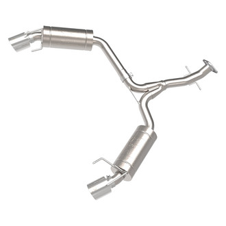 Takeda® - 304 SS Axle-Back Exhaust System with Split Rear Exit