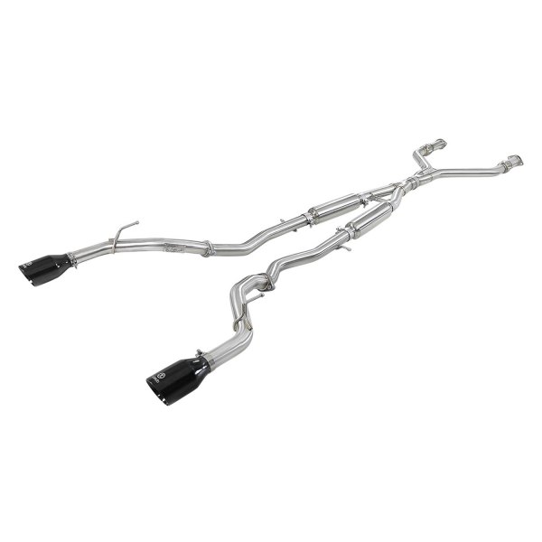 Takeda® - 304 SS Cat-Back Exhaust System, Infiniti Q60