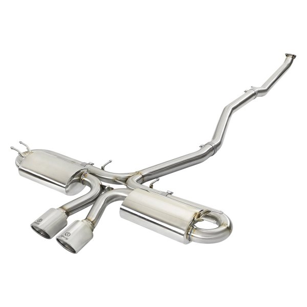Takeda® - 304 SS Cat-Back Exhaust System, Honda Civic Si