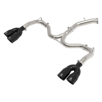 Takeda® - 304 SS Axle-Back Exhaust System with Quad Rear Exit