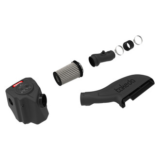 Takeda® - Momentum® Black Cold Air Intake System with Pro Dry S Gray Filter