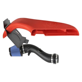 Takeda® - Attack Stage 2 Wrinkle Black Cold Air Intake System with Pro 5R Blue Filter