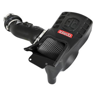 Takeda® - Momentum Sealed Stage 2 Aluminum Black Cold Air Intake System with Pro Dry S Gray Filter