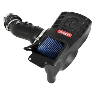 Takeda® - Momentum Sealed Stage 2 Aluminum Black Cold Air Intake System with Pro 5R Blue Filter