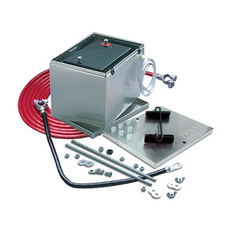 Taylor Cable® - Aluminum Battery Box with 16' 2 Gauge Battery Cable Kit