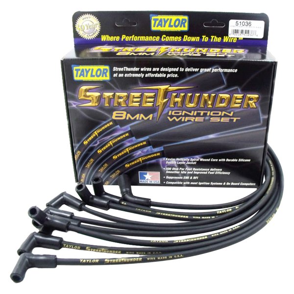Taylor Cable® 51036 Street Thunder™ 8mm Ignition Wire Set