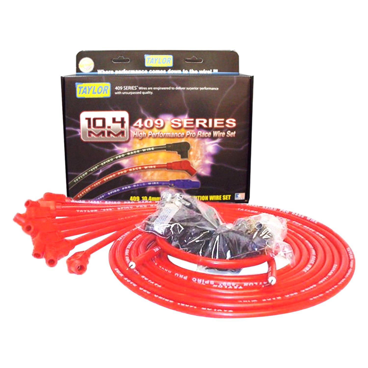 Taylor Cable® 79253 409 Spiro Pro™ Ignition Wire Set (for Distributor