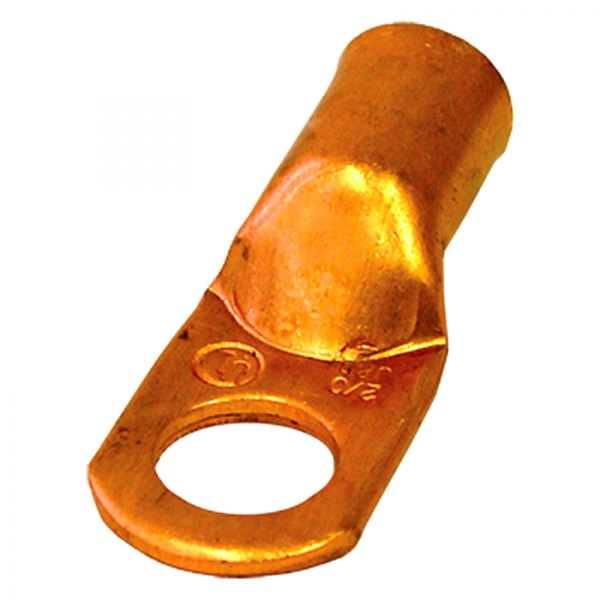 Tectran® - 1/2" 2/0 Gauge Uninsulated Copper Ring Terminal