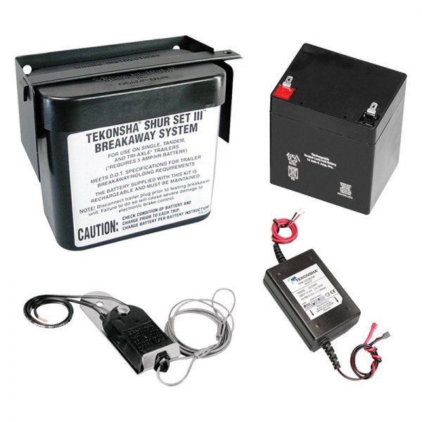 Tekonsha® - Shur-Set III™ Lockable Breakaway System with Charger