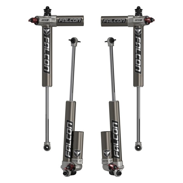 TeraFlex® - Falcon Series 3.3 Monotube Fast Adjustable Front and Rear Shock Absorber Kit