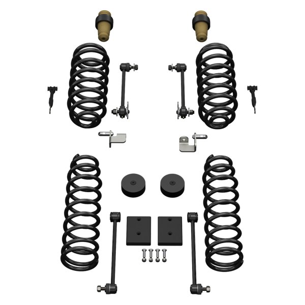TeraFlex® - Sport S/T1 Front and Rear Leveling Coil Spring Kit