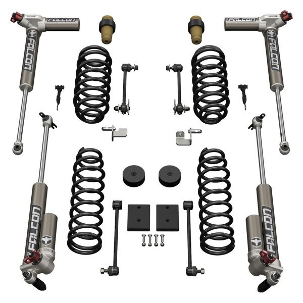 TeraFlex® - Sport S/T1 Front and Rear Coil Spring Leveling Kit