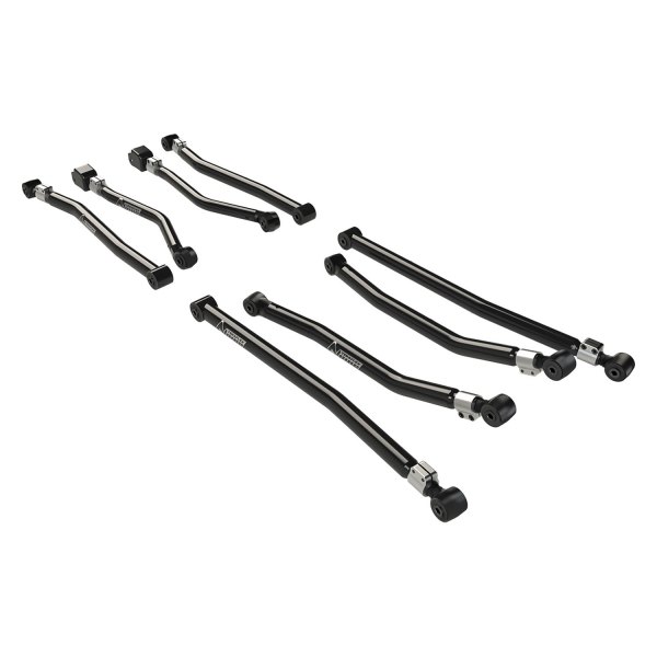 TeraFlex® - Front and Rear Front Upper and Lower Adjustable Long FlexArm Kit