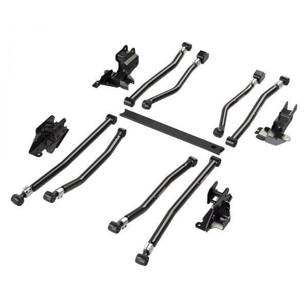 TeraFlex® - Alpine™ Front and Rear Front Upper and Lower Adjustable Long FlexArm Kit