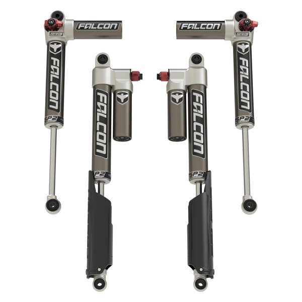 TeraFlex® - Falcon SP2 Series 3.3 Monotube Fast Adjustable Front and Rear Shock Absorber Kit