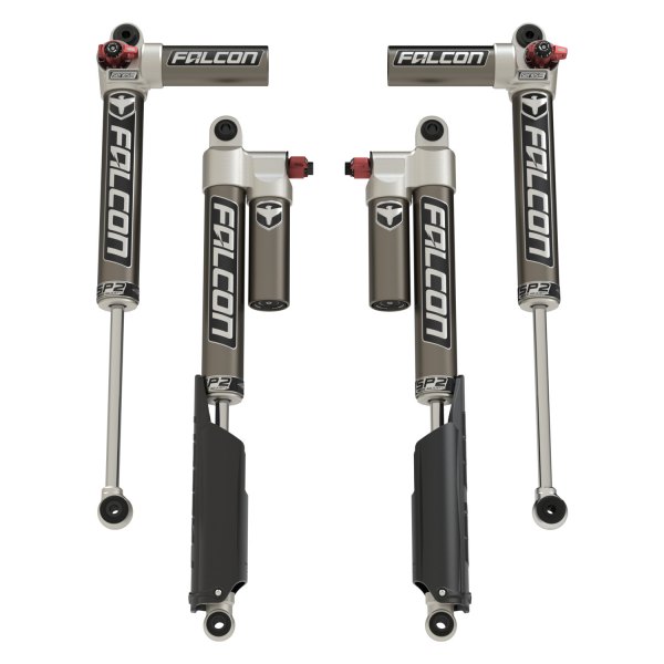 TeraFlex® - Falcon SP2 Series 3.3 Monotube Fast Adjustable Front and Rear Shock Absorber Kit