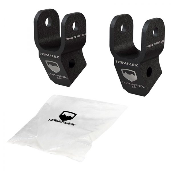 TeraFlex® - Front Driver or Passenger Side Shock Extension Bracket Kit