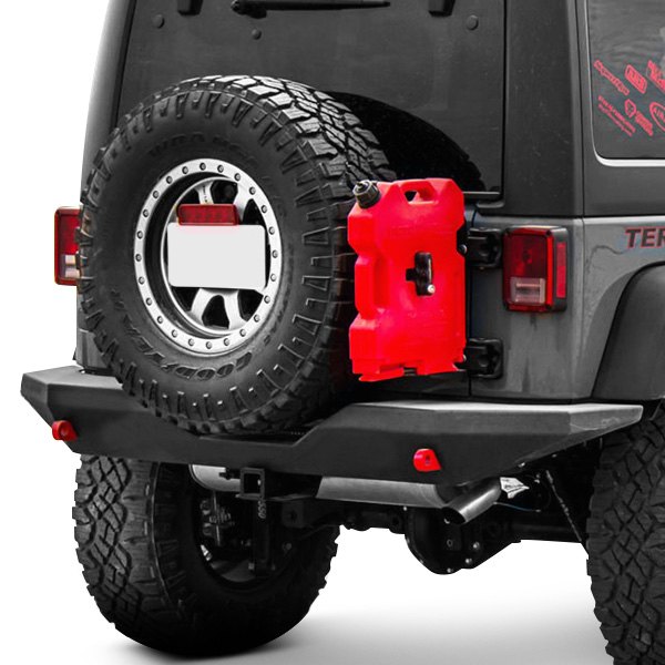 TeraFlex® - Outback Full Width Rear HD Black Bumper Kit