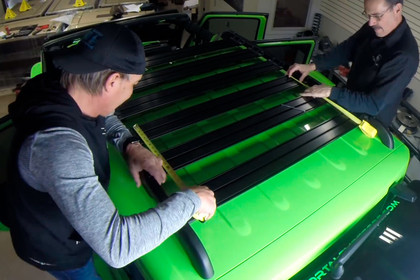 TeraFlex® - Nebo Black Roof Rack System Installation Instructions