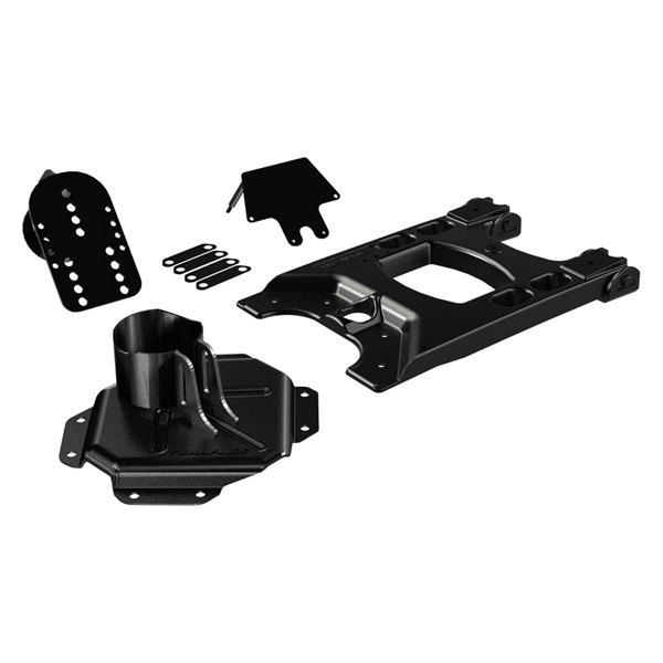 TeraFlex® - Alpha HD Adjustable Spare Tire Mounting Kit with Hinged Carrier 5x5"