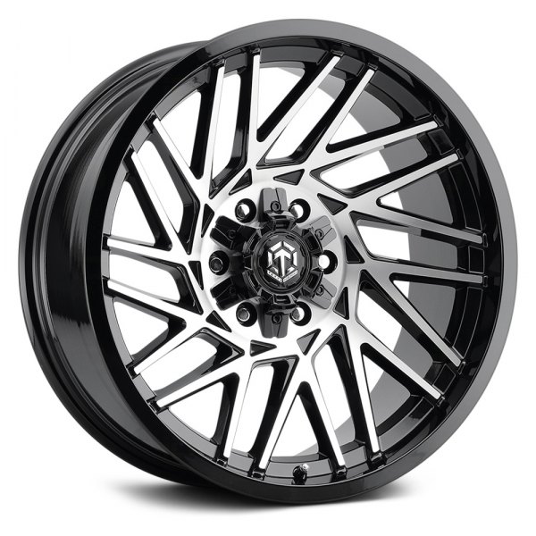TERRA OFF-ROAD® - TR-9 Gloss Black with Machined Face
