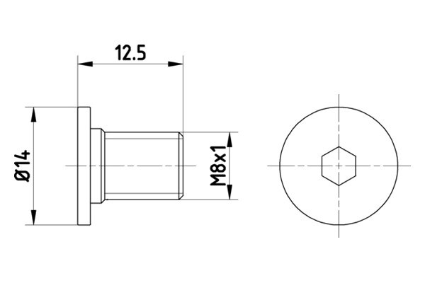 Textar® - Disc Brake Rotor Set Screw