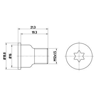 Textar® - Disc Brake Rotor Set Screw
