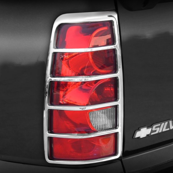 TFP® - ABS D Style Chrome Tail Light Insert Accent Set