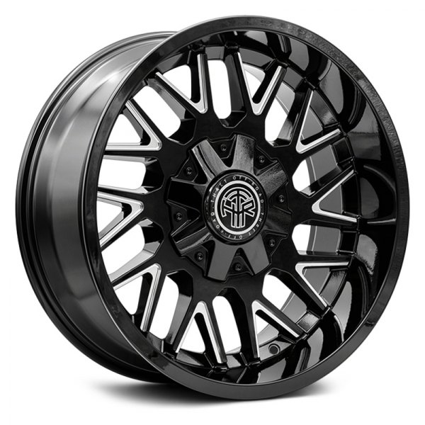 THRET OFFROAD® - REVOLVER Gloss Black with Milled Accents