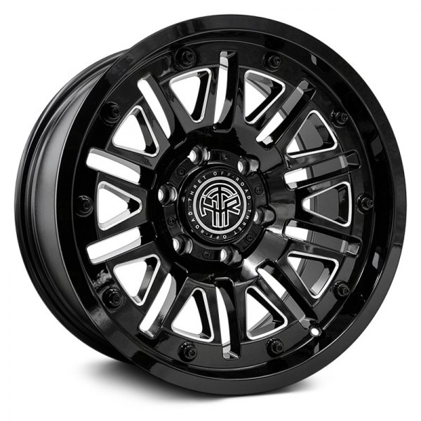 THRET OFFROAD® - STORM Gloss Black with Milled Accents