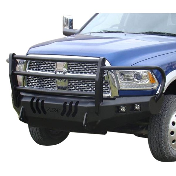 Throttle Down Kustoms® - Full Width Front HD Bumper with Grille Guard