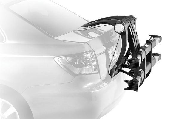 Raceway™ Platform Trunk Bike Rack Installed
