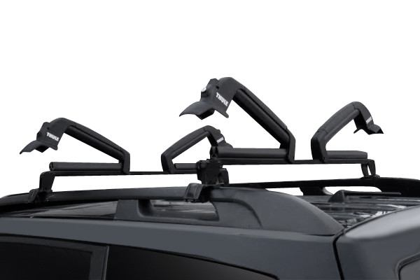 Snowcat Ski and Snowboard Rack Installed