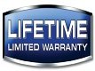 Backed by a limited lifetime warranty