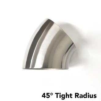 Ticon® - Titanium 45° Tight Radius Elbow