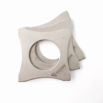 Ticon® - Titanium Brace Bracket for M18 O2 Sensor Bung
