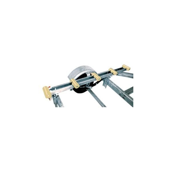 Tie Down Engineering® 86157 - Amber Hull Sav'r Poly Roller Bunks