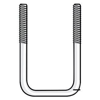 Tie Down Engineering® 86204 - 1/2" x 2-1/8" x 4" Square U-Bolts