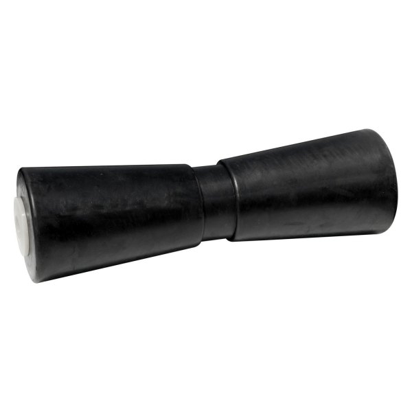 Tie Down Engineering® - 12" L Black Rubber V-Shaped Keel Roller for 5/8" Shaft