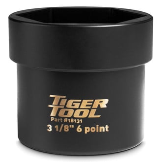 Tiger Tool® 18131 - 6-Point 3-1/8" Axle Nut Socket