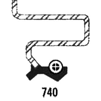 Timken® - Rear Differential Pinion Seal