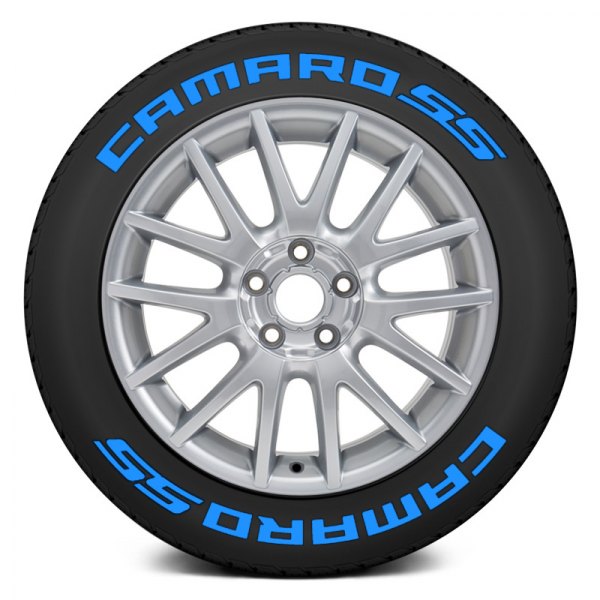 CHEVROLET CAMARO Tire Lettering Permanent Sticker 1.06" 15"-24" Wheel 4 Tires