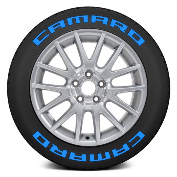 Tire Stickers® - Blue "Camaro" Tire Lettering Kit
